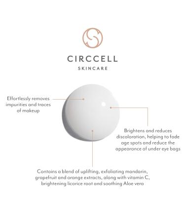 CIRCCELL Mandarin Cleansing Milk - Hydrating & Brightening Face Cleanser for All Skin Types | Anti-Aging & Makeup Remover with Fruit Extracts - Buy Online on GoSupps.com