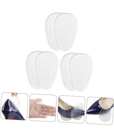 Shock-Absorbing Anti-Slip Mat Shoe Inserts - 3 Pairs Heel Cushion Pads for Women s High Heels | Non-Skid Adhesive Insoles - Buy Online on GoSupps.com