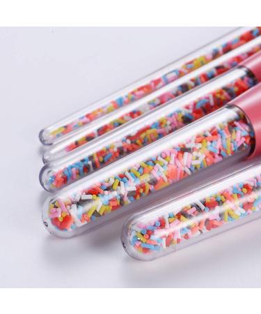 Wasond 5-Piece Sweet Sweets Makeup Brush Set - Pink Cosmetic Brushes for Adults & Kids | Perfect for Beginners | Ideal for Powder Liquid Creamy Face Eyes Nose & Lips - Includes Elegant Paper Box - Buy Online on GoSupps.com