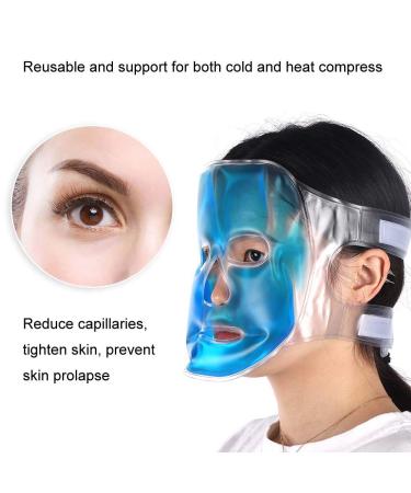 Salmue Reusable Hot Cold Therapy Face Mask for Fatigue Relief - Reduce Puffy Eyes, Dark Circles, Migraines & Stress - Buy Online on GoSupps.com