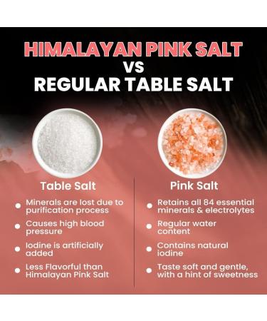 Pure Pink Himalayan Salt 100% Natural - 800gm Coarse & Fine Options | Himalayan Salt Coarse and Fine - Himalayan Salt Co - Buy Online on GoSupps.com