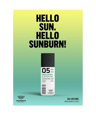 HAIRWAYS Moisturizer & After Sun - Nourishing Body Care for All Skin Types | International Shipping Available - Buy Online on GoSupps.com