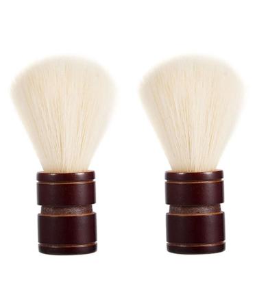 Bcowtte 2X Man Pure Hair Shaving Brush for Razor Double Edge Safety Straight Classic Shaving Brush