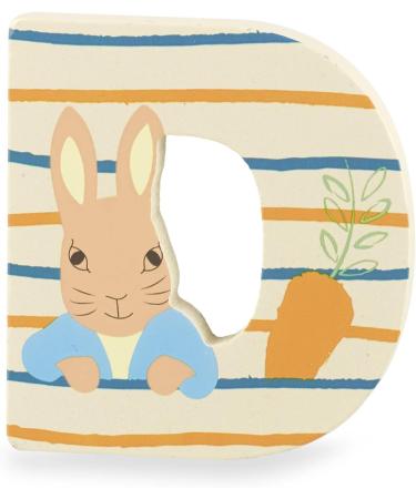 Peter Rabbit Wooden Letter D by Orange Tree Toys - Personalized Baby Name Decor for Nursery & Bedroom - Buy Online on GoSupps.com