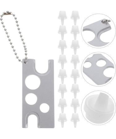 Beaupretty 1 Set Remover glue bottle scroll wheel eyelash remover plug opener for roller ball beer flat eyelash glue replacement caps lash extension glue plugs bottle opener - Buy Online on GoSupps.com