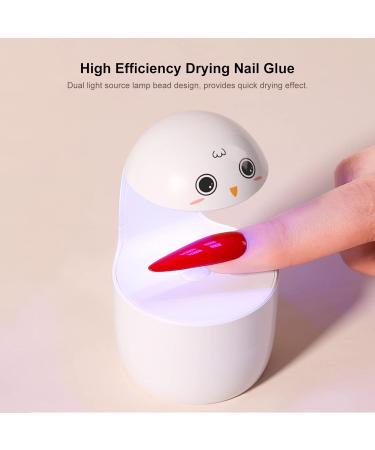 Layhou Portable Mini Nail Dryer Lamp - Dual Light Source for Home Use | Fast Drying Nail Art Device - Buy Online on GoSupps.com