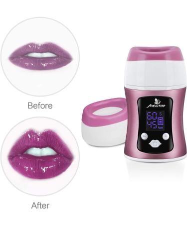 Lip Plumper - Automatic Intelligent Control Lips Sucker Booster | USB Rechargeable Lip Filler with Digital Display & Bonus Sponge Pad - Enhance Your Lips Effortlessly - Buy Online on GoSupps.com