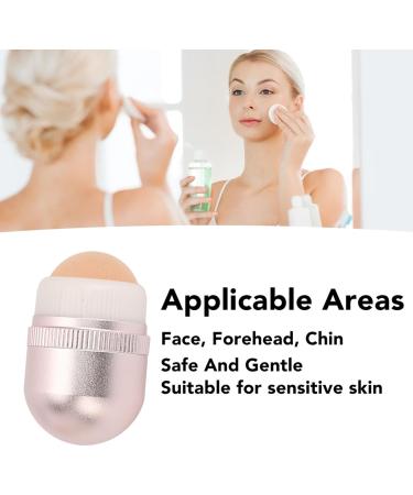 Oil Absorbing Face Roller for Oily Skin Care Egg Shape Volcanic Facial Roller with Replacement Ball - Buy Online on GoSupps.com