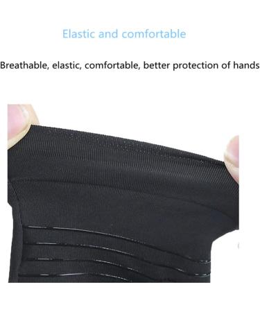 Shop Compression Gloves for Arthritis & Hand Pain Relief | Copper Ion Fiber Anti-Slip | Unisex - Size L Half Finger - Buy Online on GoSupps.com
