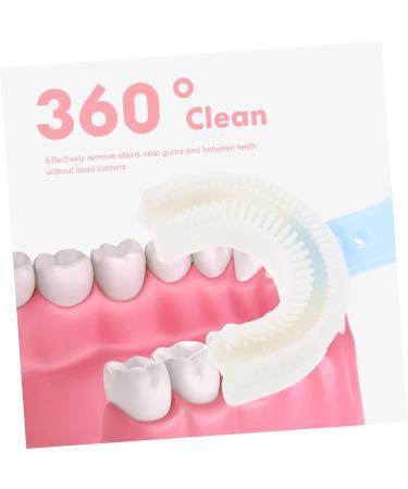 Plafope 3-Piece Silicone Children's Toothbrush Set - Manual Brush for Effective Mouth Cleaning - Buy Online on GoSupps.com