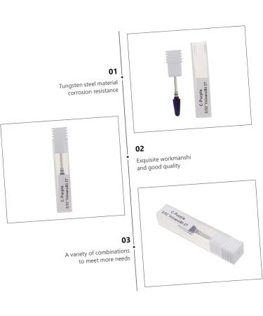 minkissy 1pc Nail Polisher Nail Polishing Heads Bits Nail Beauty Tools Electric Nail Drill Bits Manicure Head Bit Nails Gel Remover Steel Nail Plastic Pedicure 7x1.5cm White - Buy Online on GoSupps.com