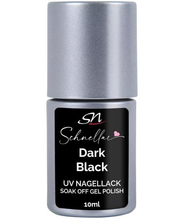 Buy SN Schnellac Black Opaque UV Nail Polish - Vegan Gel Shellac HEMA Free 10ml - Fast International Shipping - Buy Online on GoSupps.com