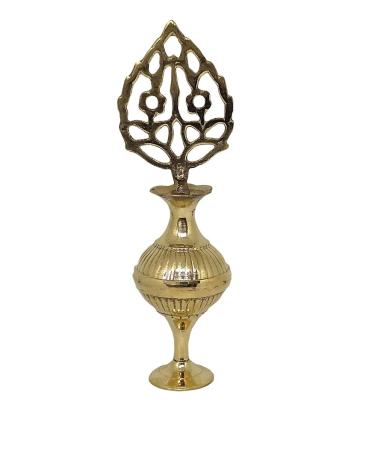 Islamic Brass Surmadani Antique Bottle Hand Pot for Women Accessories - Vintage Engraved Crafted for Wedding Party - 5 Inch, Pack of 1 - Buy Online on GoSupps.com