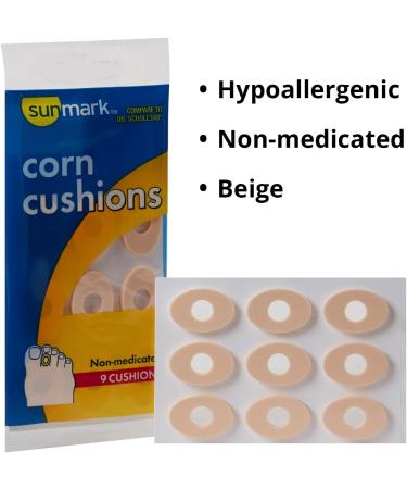 Sunmark Corn Cushions - Non-Medicated - 9 Count - Buy Online on GoSupps.com