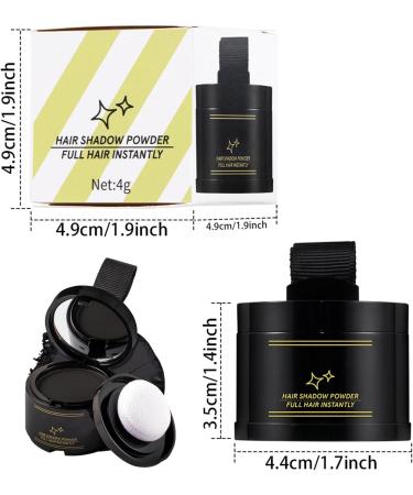 Hair Powder - Fast Coverage - 4g - Gray Hair Concealer - Waterproof Sweatproof - For Men and Women - Buy Online on GoSupps.com