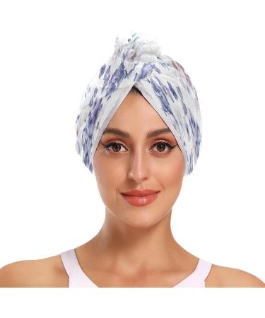 Watercolor Floral Dry Hair Cap & Quick Drying Towel Set - Super Absorbent Soft & Comfortable 2 Piece Bundle - Buy Online on GoSupps.com