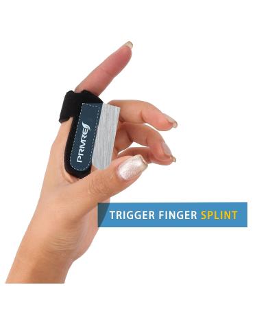 Adjustable Finger Splint for Trigger Finger, Broken Fingers, Dislocation - Pain Relief Thumb Brace - Left or Right Hand - Pink - Buy Online on GoSupps.com