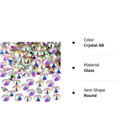 1440 Pack Crystal AB 4 MM Rhinestone Gems - Non-Self-Adhesive Diamantes - Buy Online on GoSupps.com