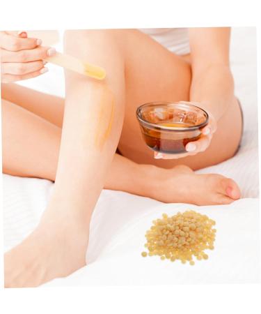 FRCOLOR For Women Hair Removal Cream Hard Granules Suitable For Face Legs Armpits Eyebrows Waxing 100g Yellow - Buy Online on GoSupps.com