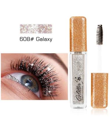 Glitter Mascara Diamond Sparkling Colorful Mascara anti-smudge sparkling colorful eye makeup tool suitable for wedding stage music festival (Explosive flash) - Buy Online on GoSupps.com