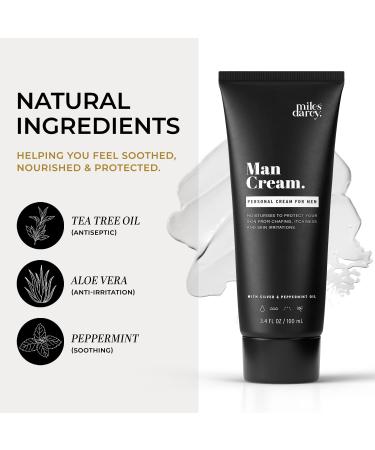 Body & Ball Cream For Men | Our Anti Chafing & Jock Itch Cream for Men Moisturizes To Protect Your Skin Against Chafing Itchiness And Skin Irritations | The Perfect Ball Deodorant For Men Aluminum Free & Ph Balanced - Buy Online on GoSupps.com