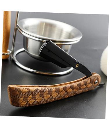 NOLITOY Manual Shaver - Professional Barber Razor for Men | Waterproof Facial Hair Shaving | Stainless Steel Beard Razor with Shave Catcher - Buy Online on GoSupps.com