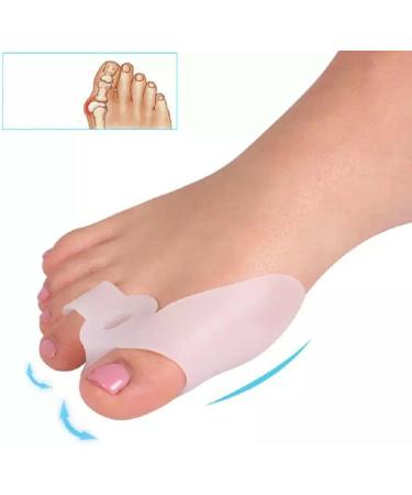 Silicone Gel Bunion Toe Corrector Orthotics - Pain Relief & Toe Straightener (1 Pair) - Buy Online on GoSupps.com
