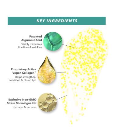 Algenist GENIUS Liquid Collagen Lip Treatment - Vegan, Non-Comedogenic & Hypoallergenic Skincare (15ml) - Buy Online on GoSupps.com