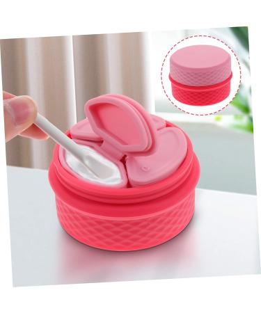 MAGICLULU 1 Set Cream Box Lotion Storage Jar Refillable Powder Pot Women s Suits Lotion Dispenser Jar Empty Sample Ladies Suits Cream Holder Lip Balm Pink Travel Silica Gel Makeup Set Body 6.5X6.5X4.5CM Pink - Buy Online on GoSupps.com