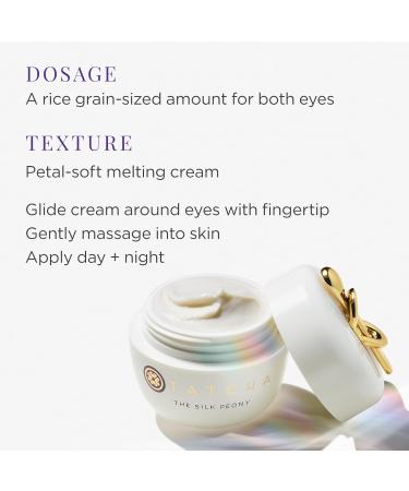 Tatcha Silk Peony Melting Eye Cream - Hydrating & Line-Smoothing 15ml - Buy Online on GoSupps.com
