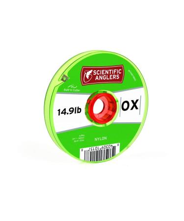 Scientific Anglers Nylon Interlocking Tippet Spool with Cutter Transparent 5X - 30 m