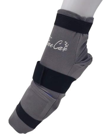 Cold Therapy Socks with Ice Packs for Foot Pain Relief - Set of 2 Gray Socks, Ideal for Swelling, Neuropathy, Plantar Fasciitis, Arthritis - Buy Online on GoSupps.com