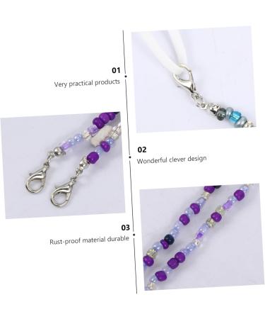 Fomiyes 2pc Glasses Mask Chain - Pearl Earring & Multifunctional Lanyard for Glasses & Masks | Practical Tea Towel Holder - Buy Online on GoSupps.com