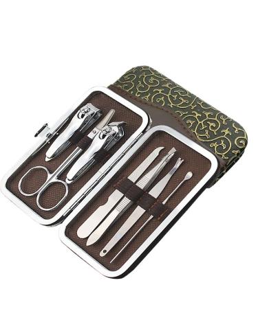 7-piece Nail Clipper Beauty Set Nail Clipper Complete Set Nail Clipper Manicure Tool Set Manicure trimming tools nail clipper (Size : Set 8)