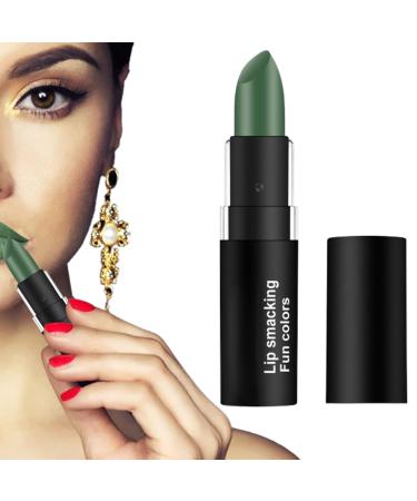Whyzsjnclg_D96_5015044 Lipstick matte lipstick waterproof durable velvet nonstick nonfading wearable moisturizing lipstick glossy olive green velvety
