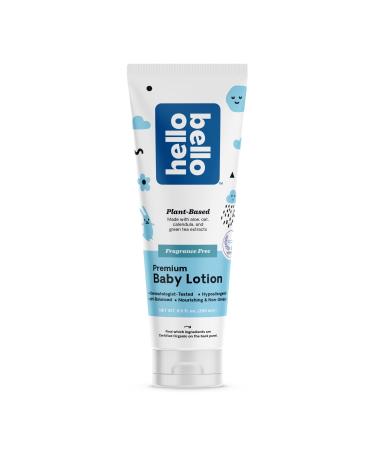 Hello Bello premium Baby Lotion | Vegan and Cruelty Free Moisturizing, Non-Greasy Lotion for babies and Kids | Fragrance Free | 8.5 FL Oz (1 Pack)