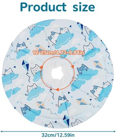 Soft Cat Recovery Collar | Adjustable Lick Protection for Surgery & Injuries (Size S) - Buy Online on GoSupps.com