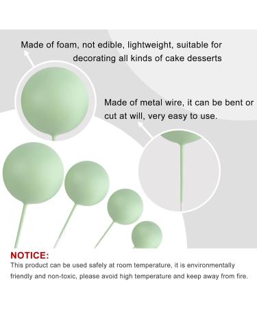 Astaron 20 Pack Light Green Mini-Balloons Cake Topper - Perfect for Weddings Birthdays & Baby Showers Decorations - Buy Online on GoSupps.com