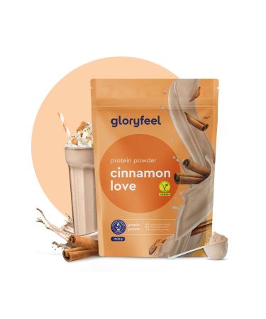 Vegan Protein 1kg 22g Protein Cinnamon Taste Plant Protein Powder Pea Isolate Beans and Sunflower Muscle Growth and Grow