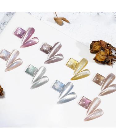 15ml Nail Gel Lacquer Need LED Lamp Soak Off UV Lamp Gel Nail Polish Laser Colorful Gel Manicure Art Cat Eye Gel - (Color: 5) - Buy Online on GoSupps.com