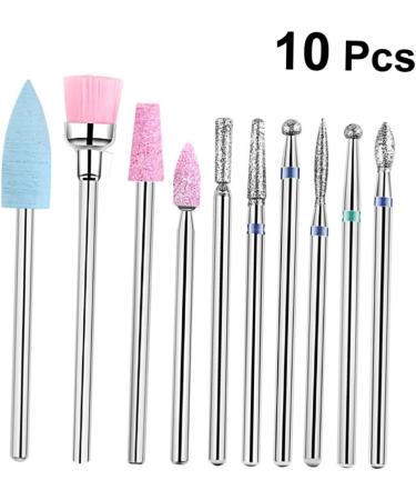 POPETPOP 3 Sets 10pcs Nail Drill Tool Nail Drill Bit Diamond Nail Drill Bits Gel Nail Kit Nail Painting Kit Carbide Drill Bits Kit De Manicura Pedicure Tools Manicure Grinding Head Mx3pcs As Shownx3pcs - Buy Online on GoSupps.com