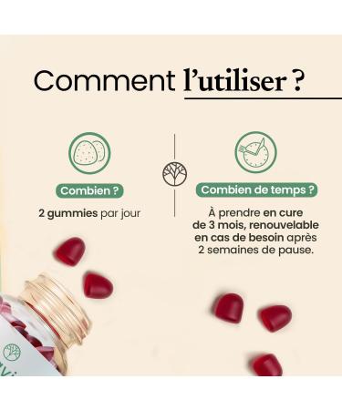 Gummies SAFRAN + Vit B6 | 60 Gummies Brevet s Safr inside | Safran Rouge Sargol | Adultes et Enfants | Concentration - Anti-Stress - Humeur Positive | 30 Jours de Cure | Made in France | Terravita - Buy Online on GoSupps.com