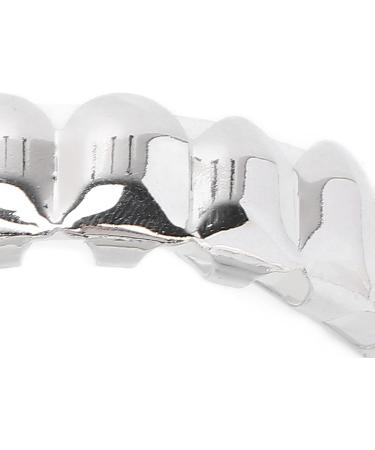 Halloween Hip Hop Teeth Alloy Convenient Hip Hop Teeth for Hip Hop Fashion Shows for Halloween Party(Silver) - Buy Online on GoSupps.com