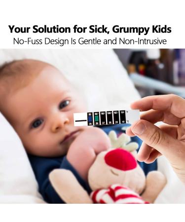 Thermometer Stripes for Fever - 10 Pack Forehead Temperature Test Strips for Kids & Adults - Quick & Accurate Readings - Buy Online on GoSupps.com