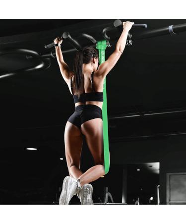 WIKDAY Resistance Bands Set for Exercise - Heavy Duty Pull Up Bands with Door Anchor - Elastic Bands for Body Stretching - Crossfit Training at Home Gym - Men & Women - Multi Color - Buy Online on GoSupps.com
