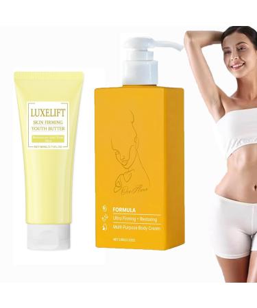 LuxeLift Skin Firming Youth Butter,Firming Body Butter,Firming Body Cream, Butter Anti Aging Moisturizer, Luxelift Skin Firming Body Butter for Loose Skin (2pc, 2pc.)