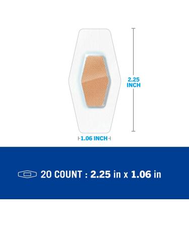 Nexcare Waterproof Clear Bandages Germproof 20 Count x 4 - Pack of 4 - Buy Online on GoSupps.com