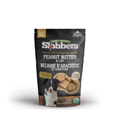 Slobbers Organic Dog Treats - Peanut Butter & Jam 500g