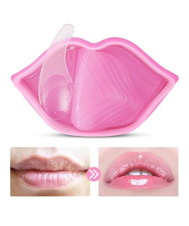 Moisturizing Lip Mask & Pads - 20 Peach Lip Care Treatment for Dry Cracked Lips - Buy Online on GoSupps.com