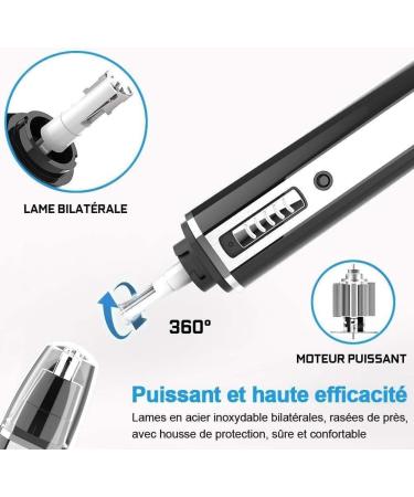 Buy Men's USB Rechargeable Ear and Nose Hair Trimmer - Waterproof & Easy to Clean | Fast International Shipping - Buy Online on GoSupps.com